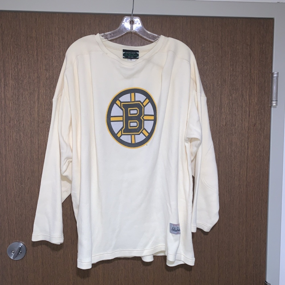 Size 3 XL men's long sleeve knitted Bruins graphic sweater high-quality sweater